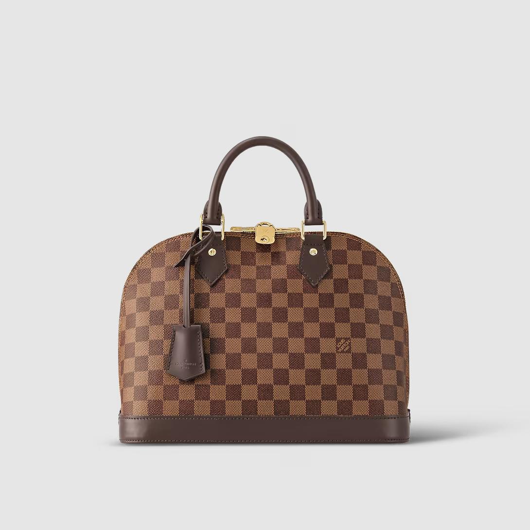 Túi Louis Vuitton Alma Pm Damier Ebene Nữ Nâu